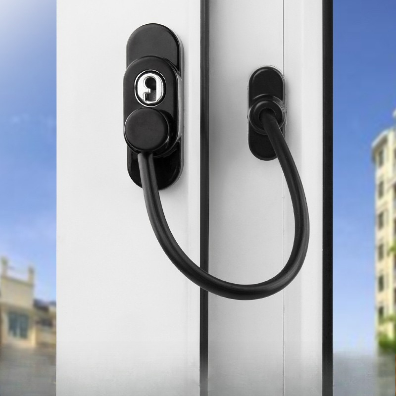 Window Lock Bar - أقفال نافذة المفاجئة، محددات نافذة الباب،