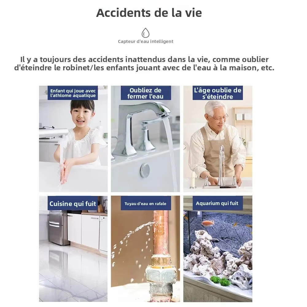 يعمل مع مستشعر المياه الذكي Tu - مراجعة Water Alarm Sensor وسعره